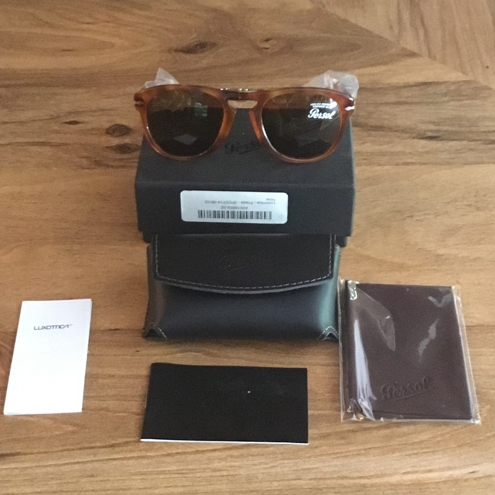 Persol ‘Steve McQueen’ folding sunglasses
Brand new in box 
Handmade in Italy